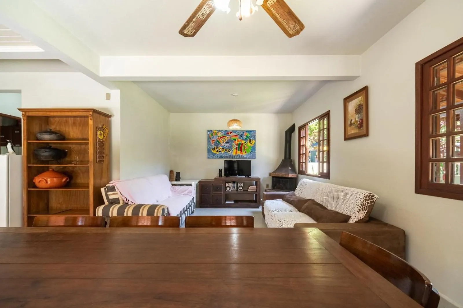 펜션 3 Quartos, 6 Pessoas, 600M Da Praia, Churrasqueira, Lareira Florianópolis 브라질
